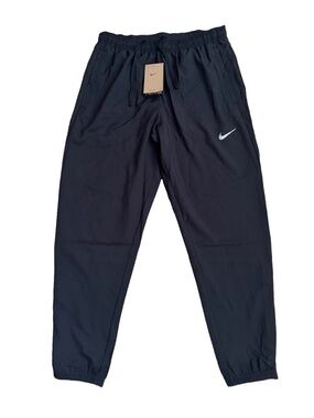Nike Dri Fit Challenger Black Woven Running Pants Ankle Zip DD4894 Men’s Large